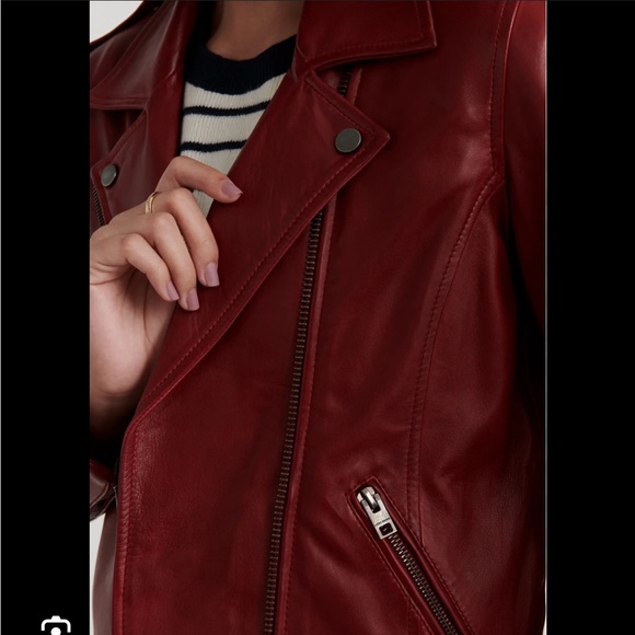 Lucky Brand leather moto jacket - Picture 5 of 7